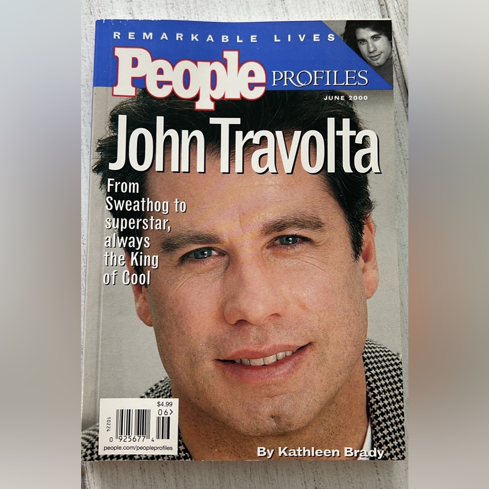 John Travolta June 2000 People Profile Book